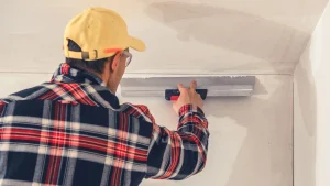 Fix cracked stucco before painting