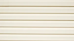 Freshly painted aluminum siding on a home