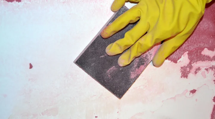 Testing paint to identify whether it’s oil-based or latex